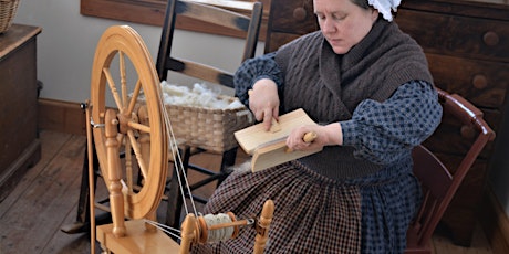 Spinning Wool on a Wheel ~ Le filage de la laine