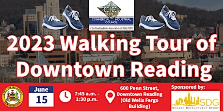 2023 Downtown Reading Walking Tour