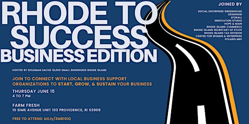 Primaire afbeelding van Rhode to Success: Business Edition