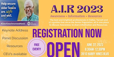 A.I.R. 2023 Awareness + Information +Resources