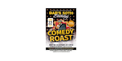 Immagine principale di DAB'S 50TH B-DAY COMEDY ROAST PARTY 