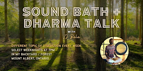 SOUND BATH & DHARMA TALK