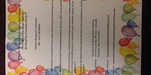 Image principale de Welcome ToThe House Of Sewing And Crocheting