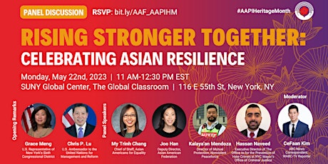 Rising Stronger Together: Celebrating Asian Resilience primary image