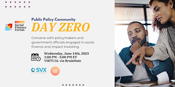 Public Policy Community - Day Zero
