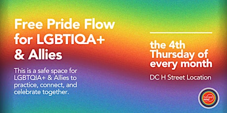 Free Monthly Pride Flow for LGBTIQA+ & Allies