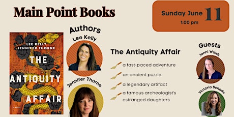 The Antiquity Affair Book Launch
