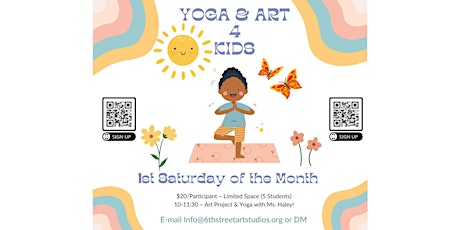 Yoga + Art for Kids!