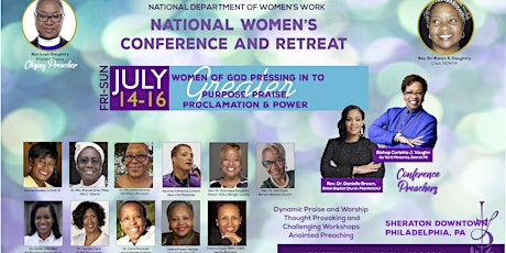 2023  House of The Lord Churches National  Women's  Conference and Retreat