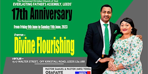 RCCG Everlasting Father's Assembly, Leeds 17th Anniversary Celebrations primary image