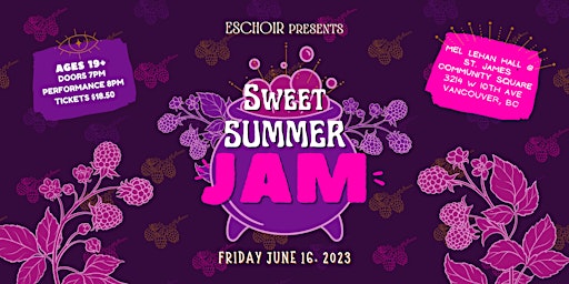 ESCHOIR's Sweet Summer Jam 2023! primary image