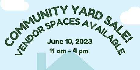 Community Yard Sale at Art Play Learn