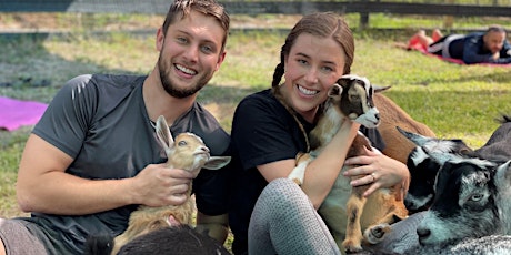 Father's Day Weekend Goat Yoga with Baby Goats, Farm Tour, Music