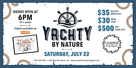 Yachty by Nature - Summer Concert!