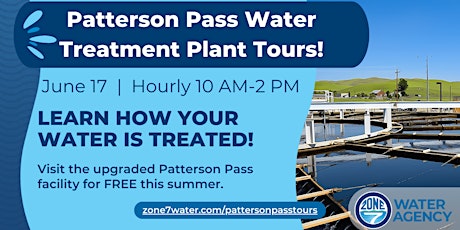 Patterson Pass Water Treatment Plant Tours