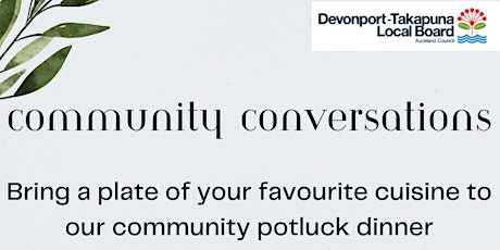 Community Conversations - Meet the Local Board at Devonport Community House primary image