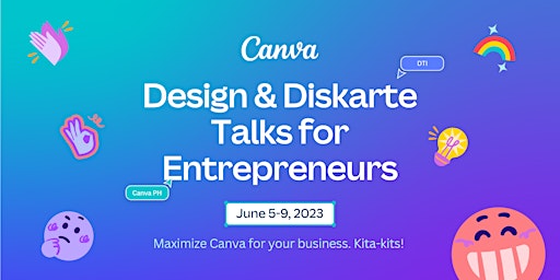 Imagen principal de FREE Online Workshop: Design & Diskarte Talks for Entrepreneurs