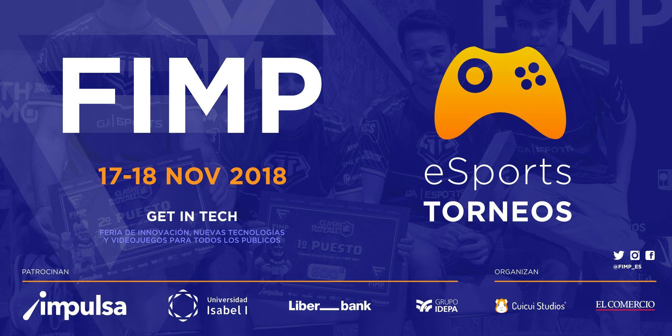 FIMP 2018 - Inscripciones Torneos eSports