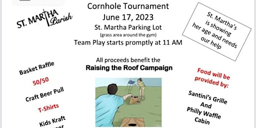 St. Martha Parish Cornhole Tournament primary image