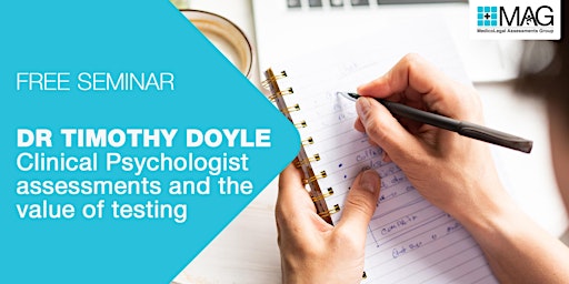 Dr Tim Doyle  - Clinical Psychologist Assessments and The Value of Testing primary image