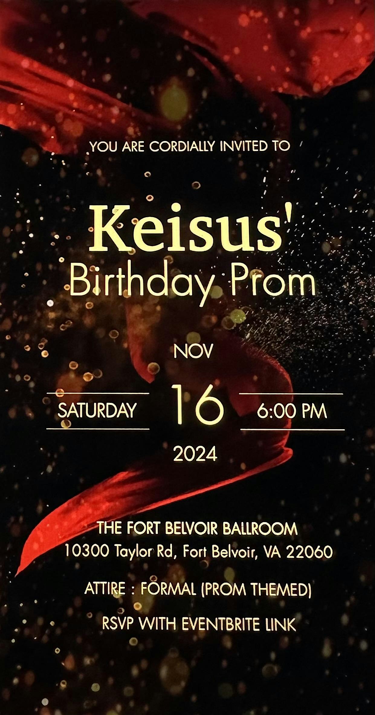 Keisus' Birthday Prom