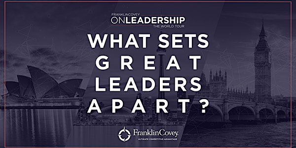 FranklinCovey ON Leadership Event - BY INVITATION ONLY