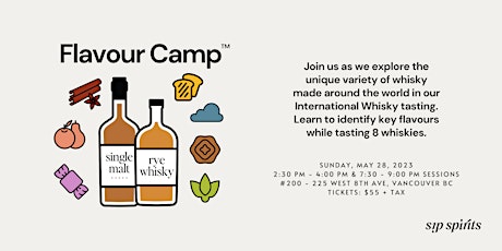 Flavour Camp: International Whisky Tasting (Evening Session)