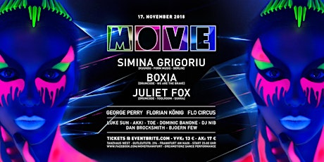 Hauptbild für MOVE with Simina Grigoriu, Boxia & Juliet Fox