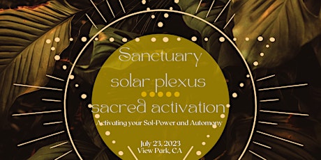 Sanctuary | Solar Plexus | Activation