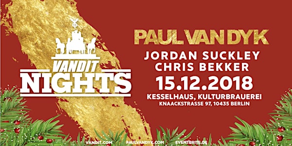 Paul van Dyk's Winter VANDIT Night 2018