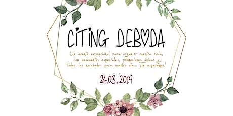 Imagem principal do evento 'Citing DeBoda en Valladolid - 24 Marzo 2019' 