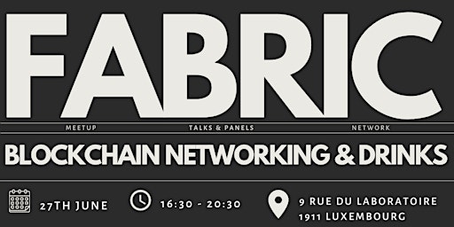 Fabric Ventures Blockchain Networking & Drinks at LHOFT
