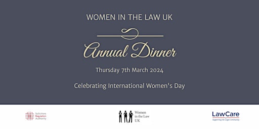 Imagen principal de Women in the Law UK International Women's Day Dinner