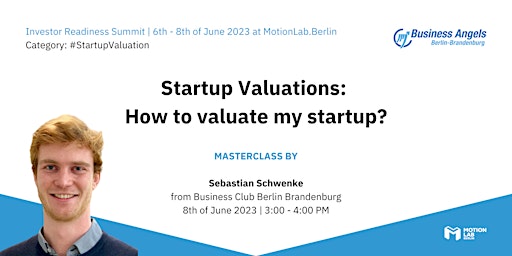 Startup Valuations: How to valuate my startup? primary image