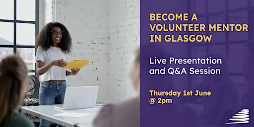 Become a Volunteer Mentor - In-person Glasgow Information Session primary image