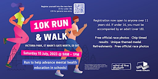 Imagen principal de 10K Run Or Walk For Mental Health