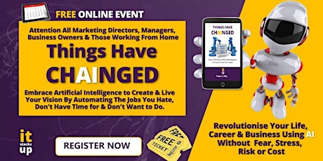 FREE ONLINE WEBINAR about ai, artificial intelligence, chatgpt & marketing