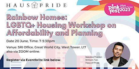 Rainbow Homes:  LGBTQ+ Housing Workshop on  Affordability and Planning