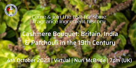 Nuri McBride - Cultural History of Patchouli Oil primary image