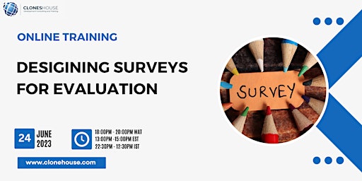 Designing Surveys for Evaluation primary image