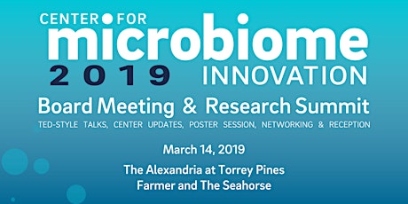3rd CMI Annual Microbiome Research Summit 2019 primary image