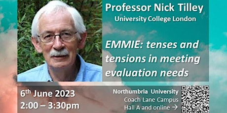 Prof. Nick Tilley: 'EMMIE: tenses and tensions in meeting evaluation needs'