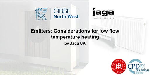 Imagen principal de CIBSE NW: Emitters: Considerations for low flow temperature heating