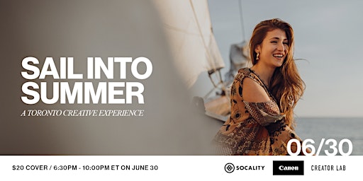 Sail Into Summer: A Toronto Creative Experience primary image
