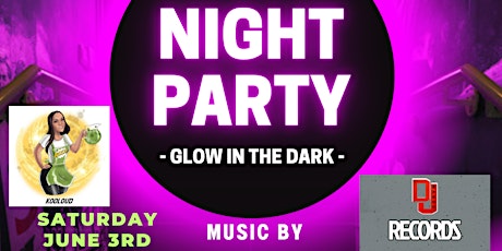 Night Party- Glow in the Dark- Featuring DJ-Records