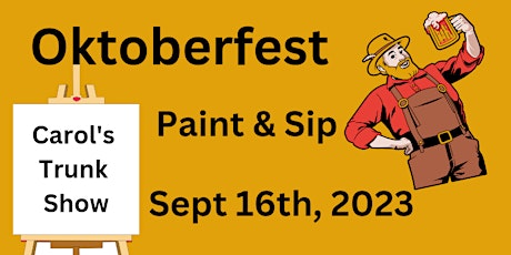 Oktoberfest - Paint & Sip
