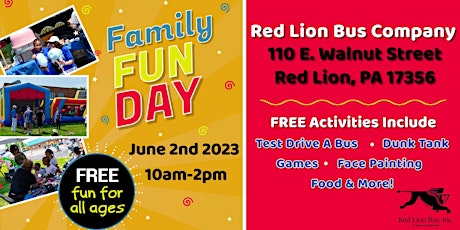 Red Lion Bus Company Family Fun Day and Hiring Event
