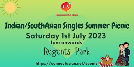 ConnectAsian - Indian & South Asian SINGLES Summer Picnic primary image