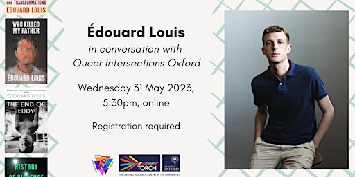 Edouard Louis in Conversation with Queer Intersections Oxford primary image