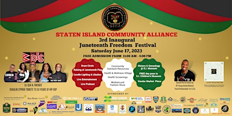 SI Community Alliance 3rd Annual Juneteenth Festival